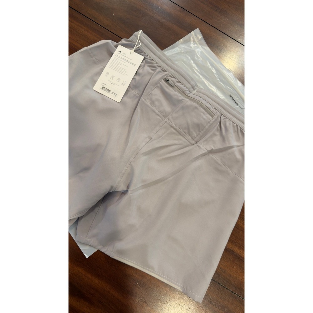 LSKD Pace 5" Lined Performance Shorts Alloy Gray Mens Size Medium NWT NEW - Picture 12 of 16